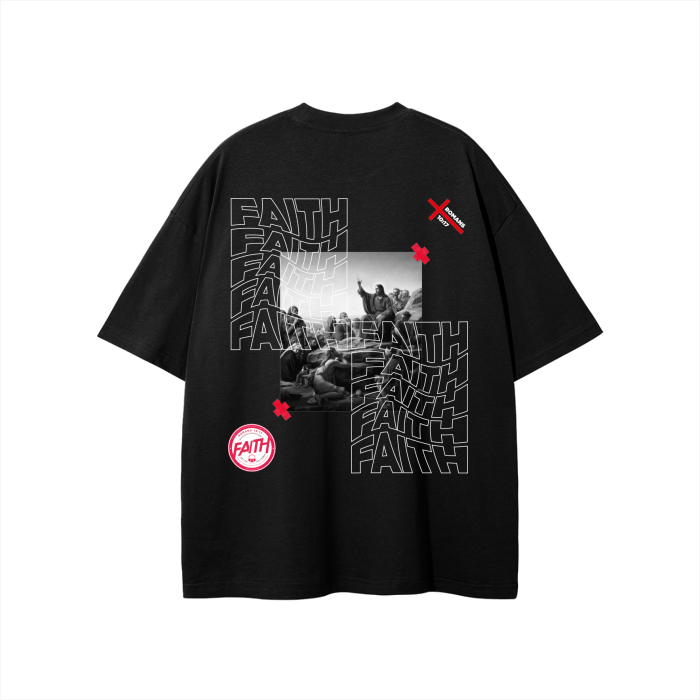 OVERSIZED FAITH T-SHIRT | BLACK | COMING SOON