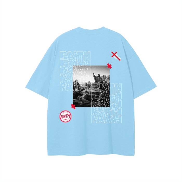 OVERSIZED FAITH T-SHIRT | LIGHT BLUE | COMING SOON