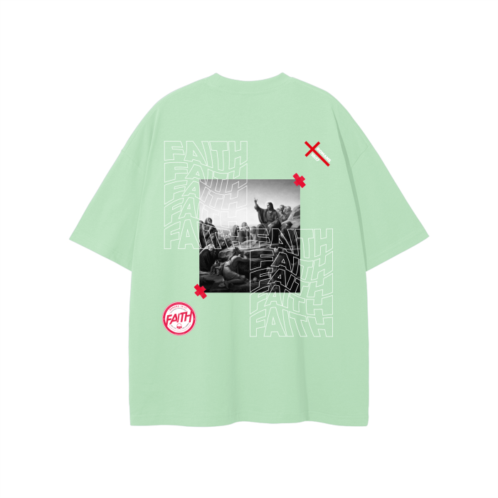 OVERSIZED FAITH T-SHIRT | GREEN | COMING SOON